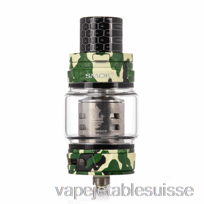 Vape Suisse Smok Tfv12 Prince Sub-ohm Réservoir Vert Camo